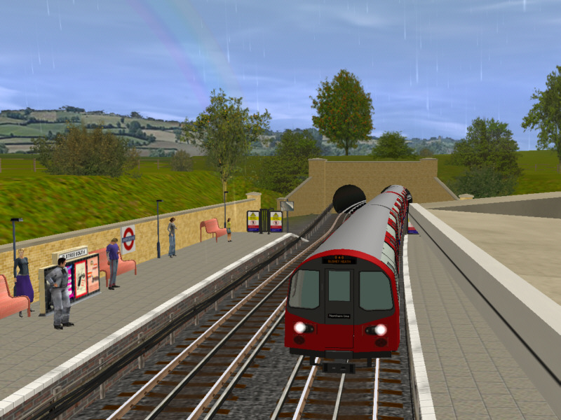 Elstree South Station in Trainz